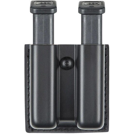 The Safariland Model 79 Slimline Open Top open top pockets are formed so that the magazines face away from the belt to save space.